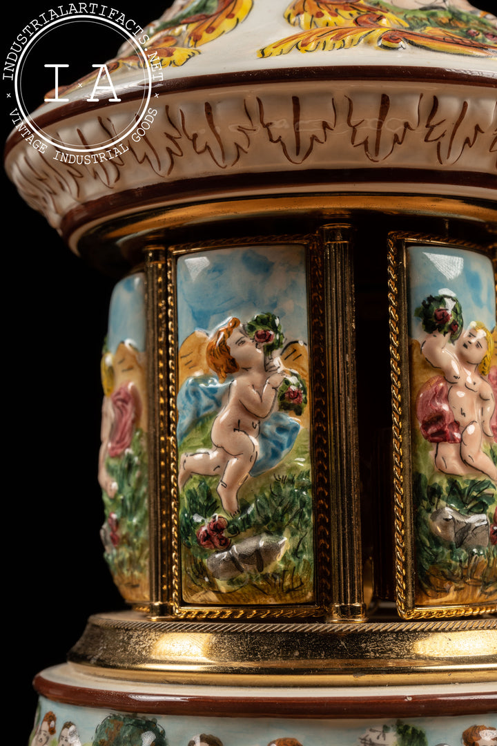 1950s Capodimonte Music Box and Carousel – Industrial Artifacts