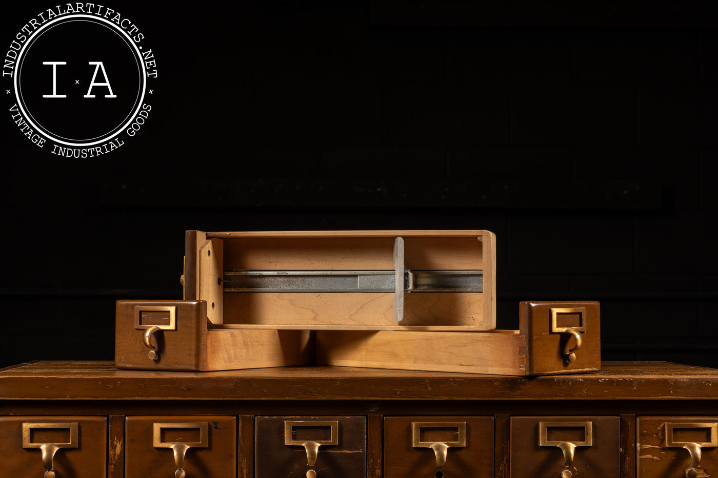 Massive 60-Drawer Card Catalog