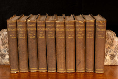 Complete Set of 19th Century Chambers's Encyclopædias