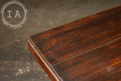 Late 19th Century British Colonial Teak Desk