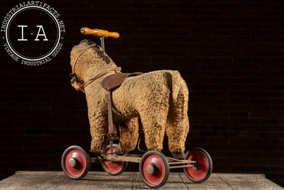 Antique Ride-On Plush Horse Toy