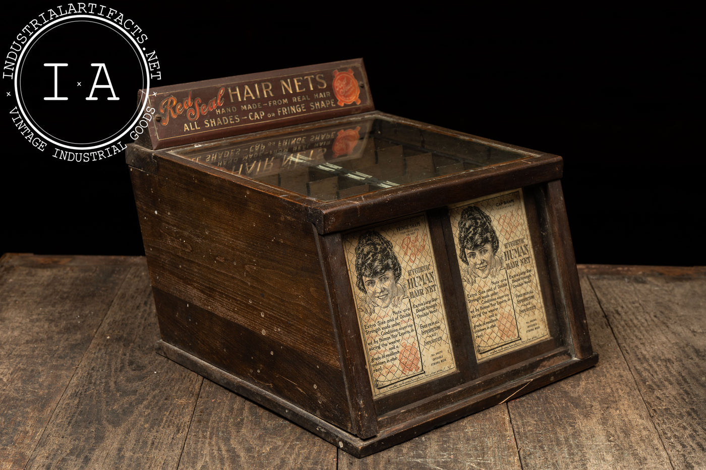Red Seal Hair Nets POS Display Case