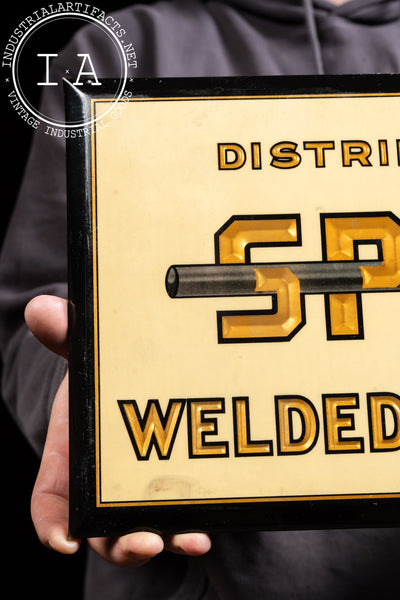 Spang Welded Steel Pipe Tin Sign
