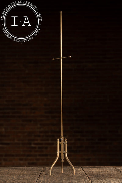 Antique Brass Tabletop Mercantile Display Stand