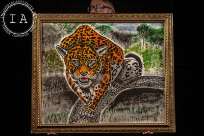 Leopard | Framed Oil Painting