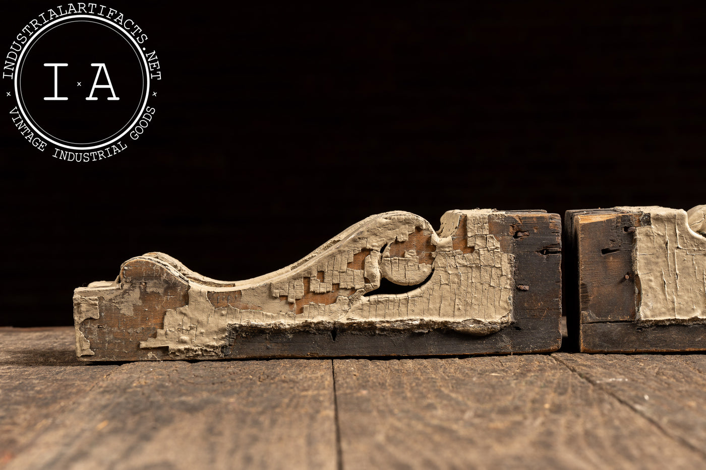 Pair of Antique Wooden Architectural Corbels