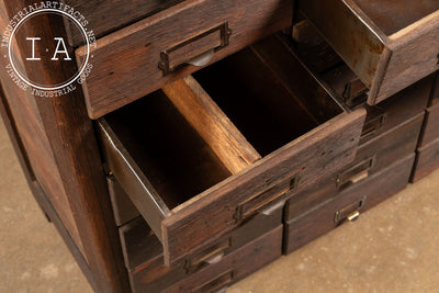 Antique 27-Drawer Apothecary Cabinet