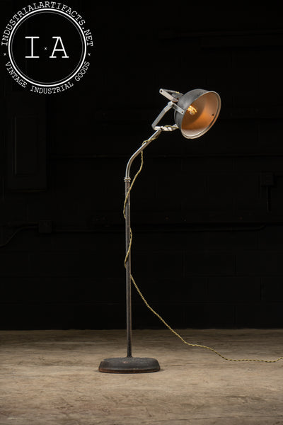 Vintage Adjustable Industrial Floor Lamp