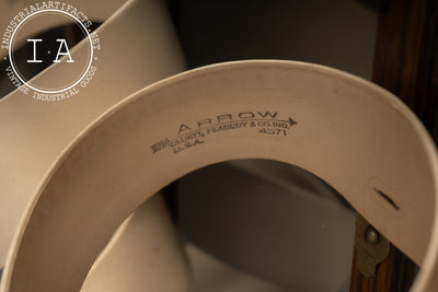 Antique Wood and Glass Mercantile Collar Display Case for C. W. Ferguson