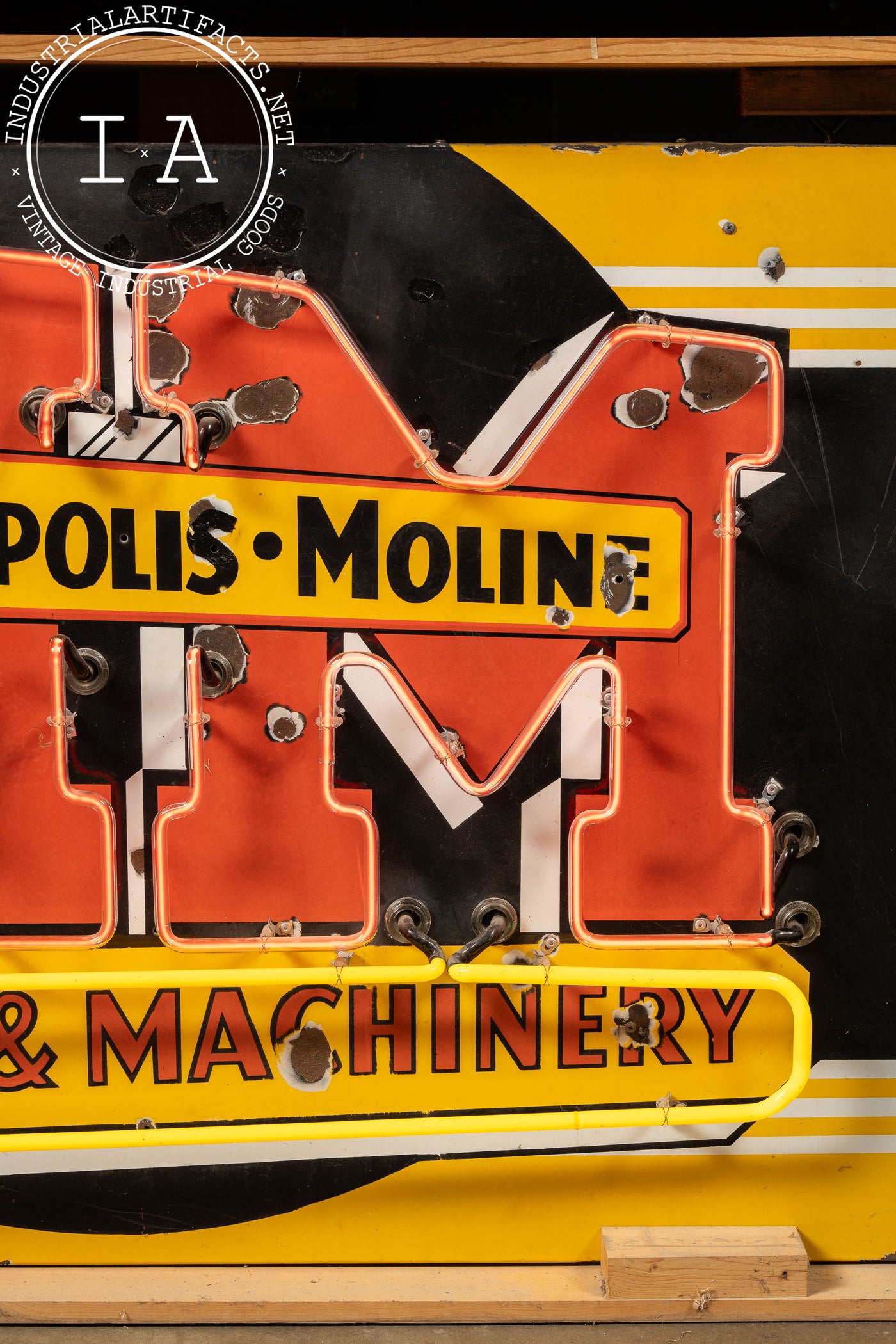 Vintage Minneapolis-Moline SSP Neon Sign