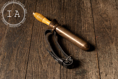 WWII-Era Serrated U.S. Navy Diver’s Knife with Defensive Sheath by DESCO