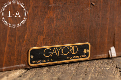 Small Wooden Desktop Card Catalog by Gaylord