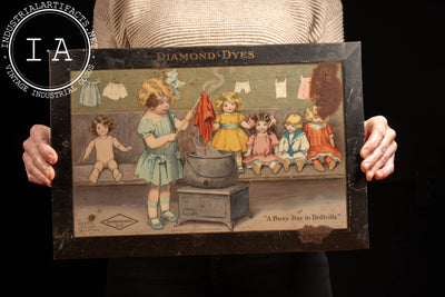 Antique Diamond Dyes TOC Advertising Sign