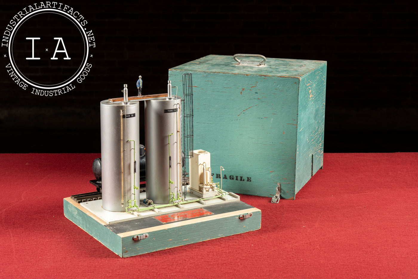 Vintage Salesman’s Sample Industrial Tank Model by J.C. Carlile