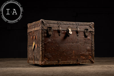 Early 20th Century Duluth Flat Top Trunk