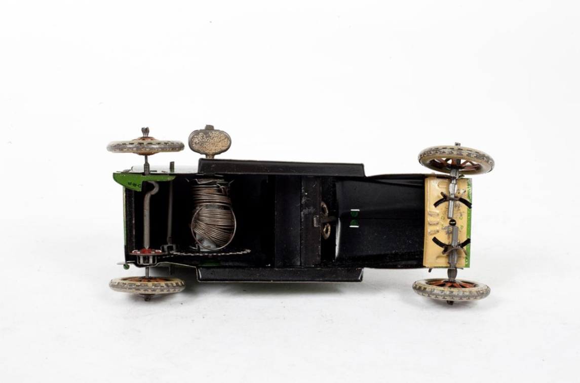 1920s German Tin Car And Garage Set by Lehmann