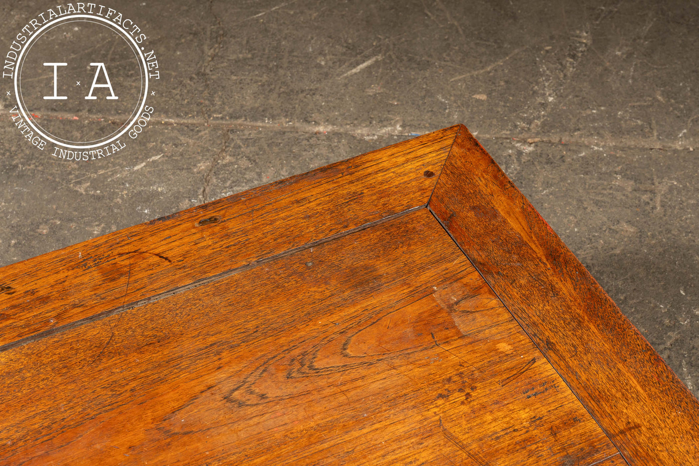 Early 20th Century Southeast Asian Wooden Coffee Table with Floral Accents