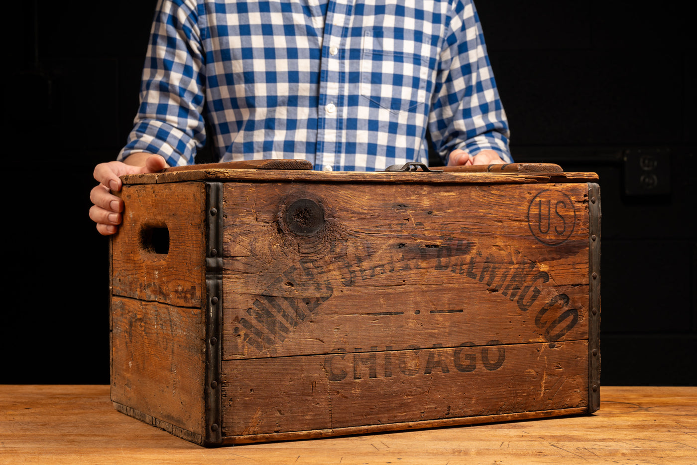 Early 20th Century United States Brewing Co Crate