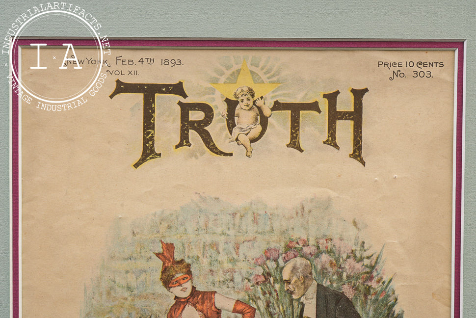 Framed 1893 Truth Magazine Vol. XII, No. 303