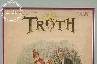 Framed 1893 Truth Magazine Vol. XII, No. 303
