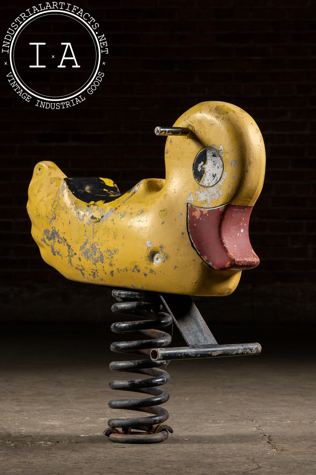Duck Spring Rider Old Vintage Duck Spring Rider Playground Toy by Mexico Forge – Industrial ...