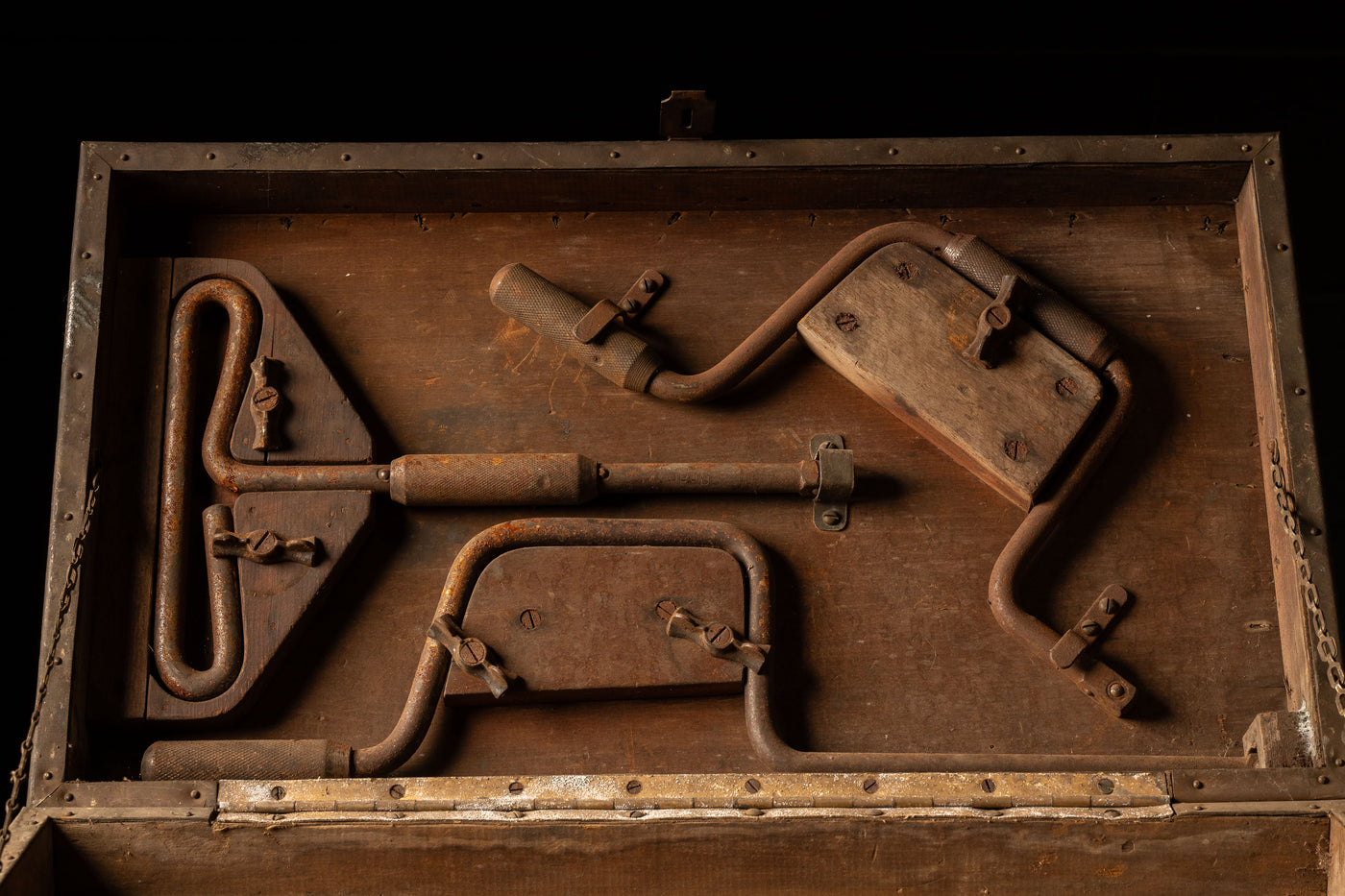 Early 20th Century Tool Chest With Tools