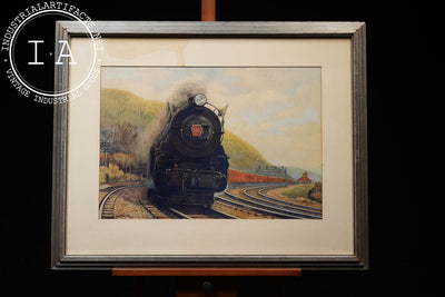Steam Locomotive No. 5419 at Horseshoe Curve | Teller Framed Print
