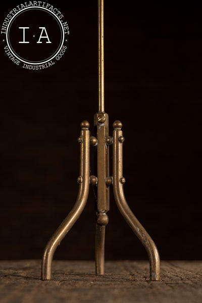 Antique Brass Tabletop Mercantile Display Stand