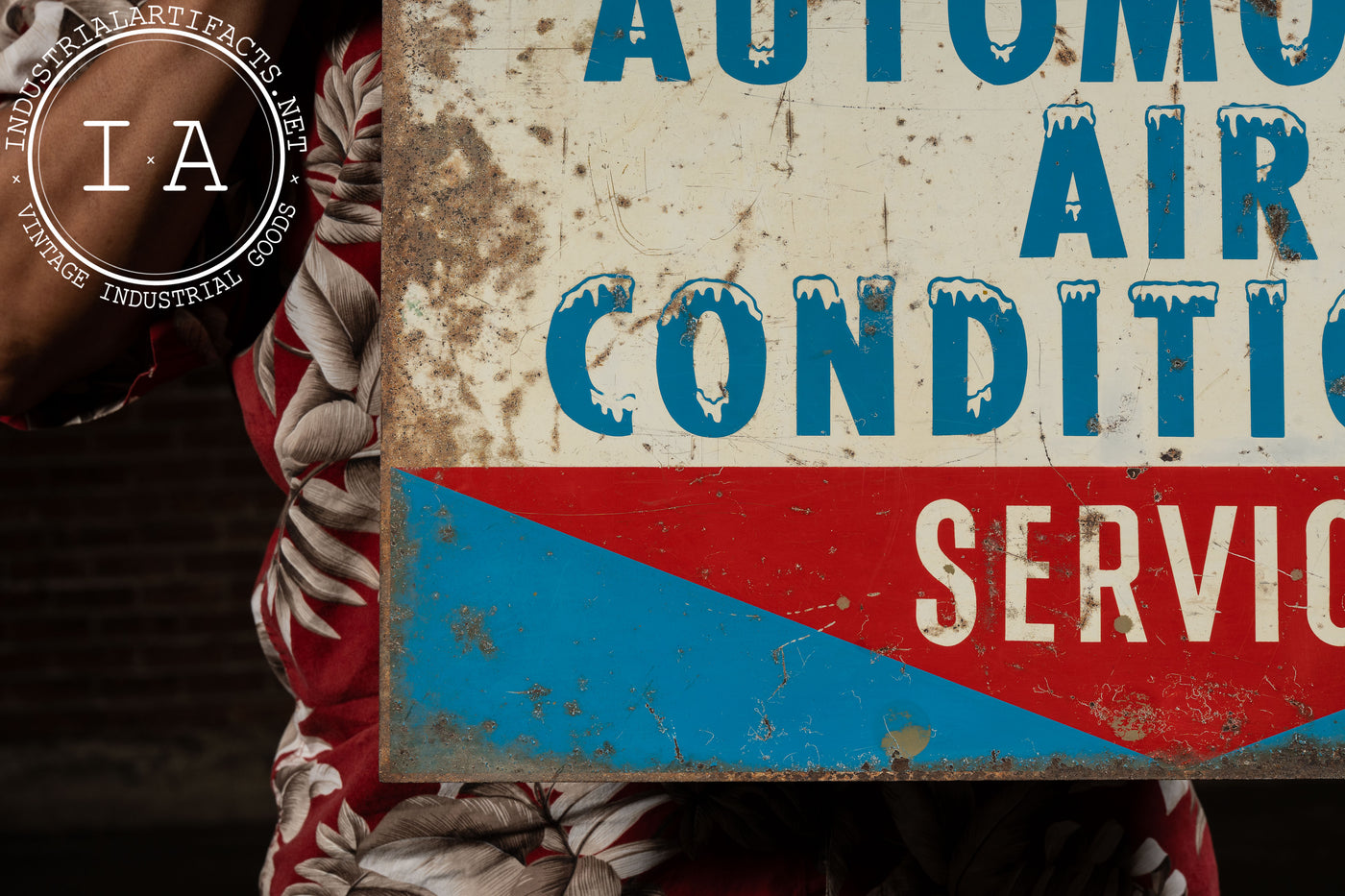 Vintage Snap-on Automotive Air Conditioner Service Sign