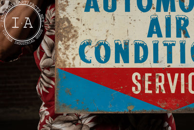 Vintage Snap-on Automotive Air Conditioner Service Sign