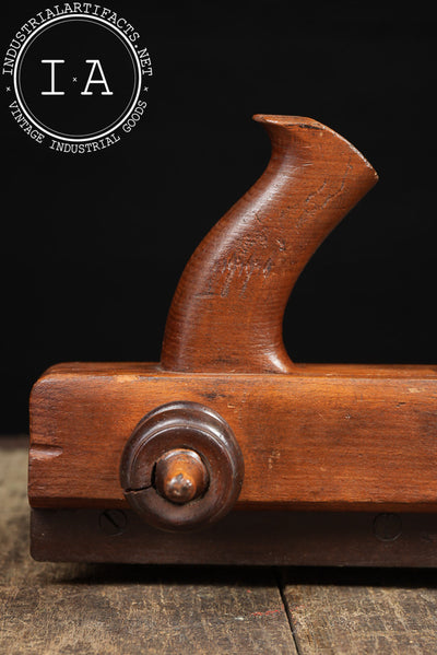 Antique Adjustable Wooden Tongue & Groove Plane