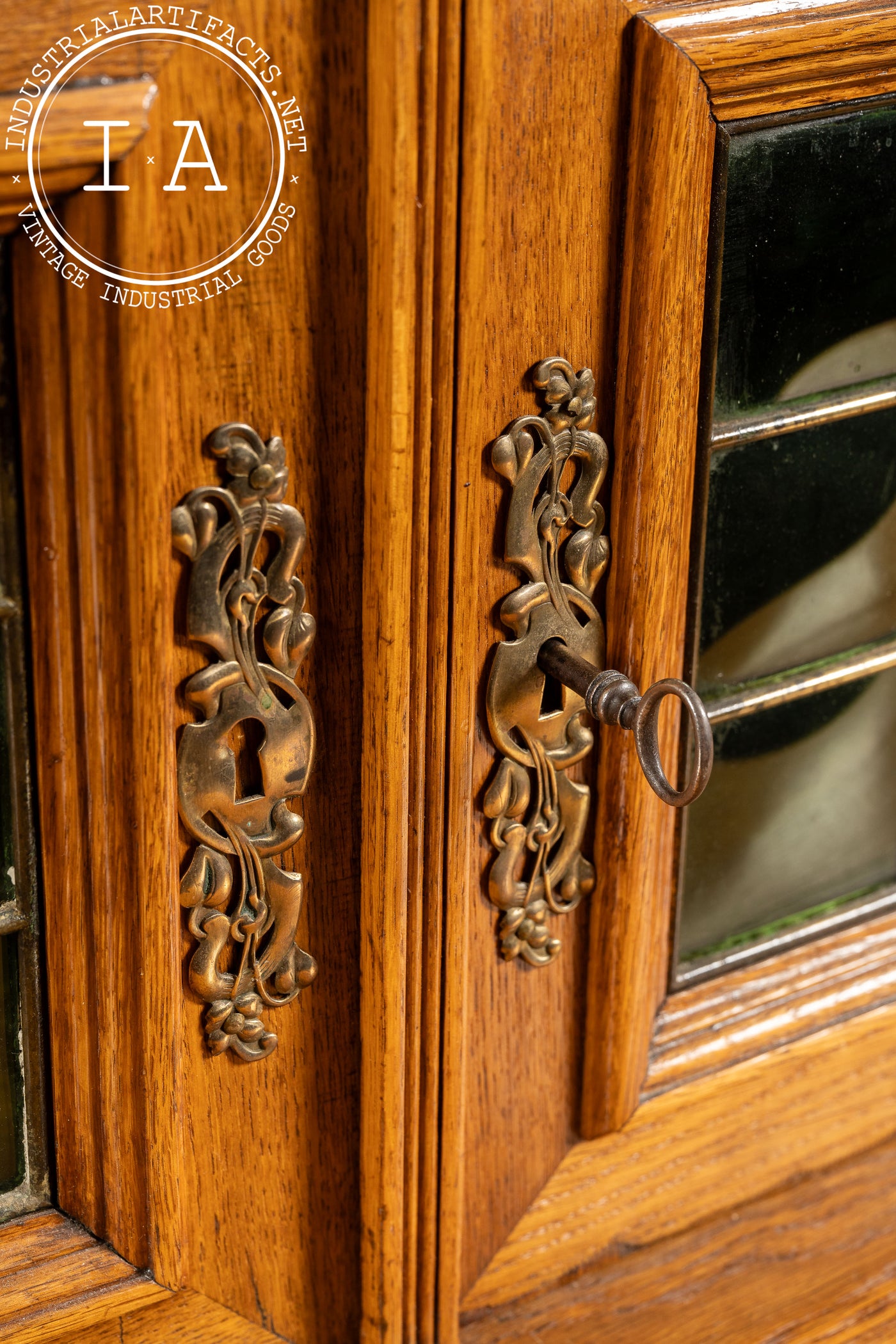 c. 1872 German Gothic Revival Parlor Cabinet