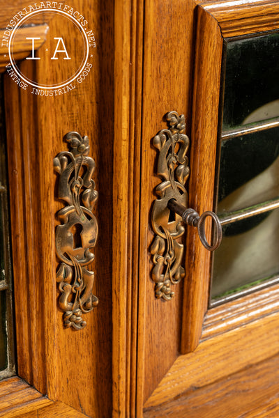 c. 1872 German Gothic Revival Parlor Cabinet