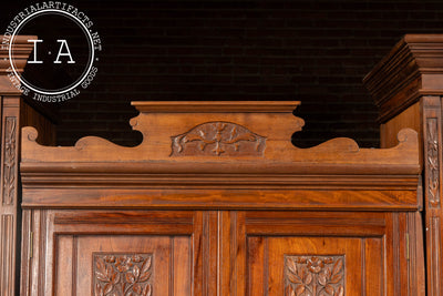 Late 19th Century Arts & Crafts 3-Section Cabinet by Edwards & Sons