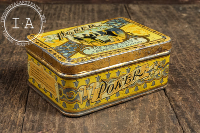 Early 20th Century “Poker Cut Plug” Rock City Tobacco Tin