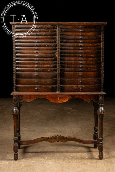 Early 20th Century Mahogany Sheet Music Cabinet