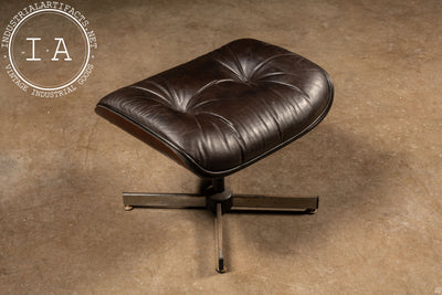 MCM Eames Style Footstool in Brown