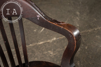 Early 20th Century Banker’s Armchair