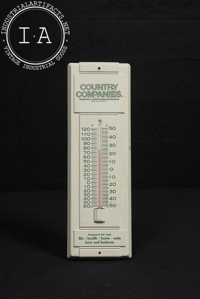 Vintage Country Companies Advertising Thermometer