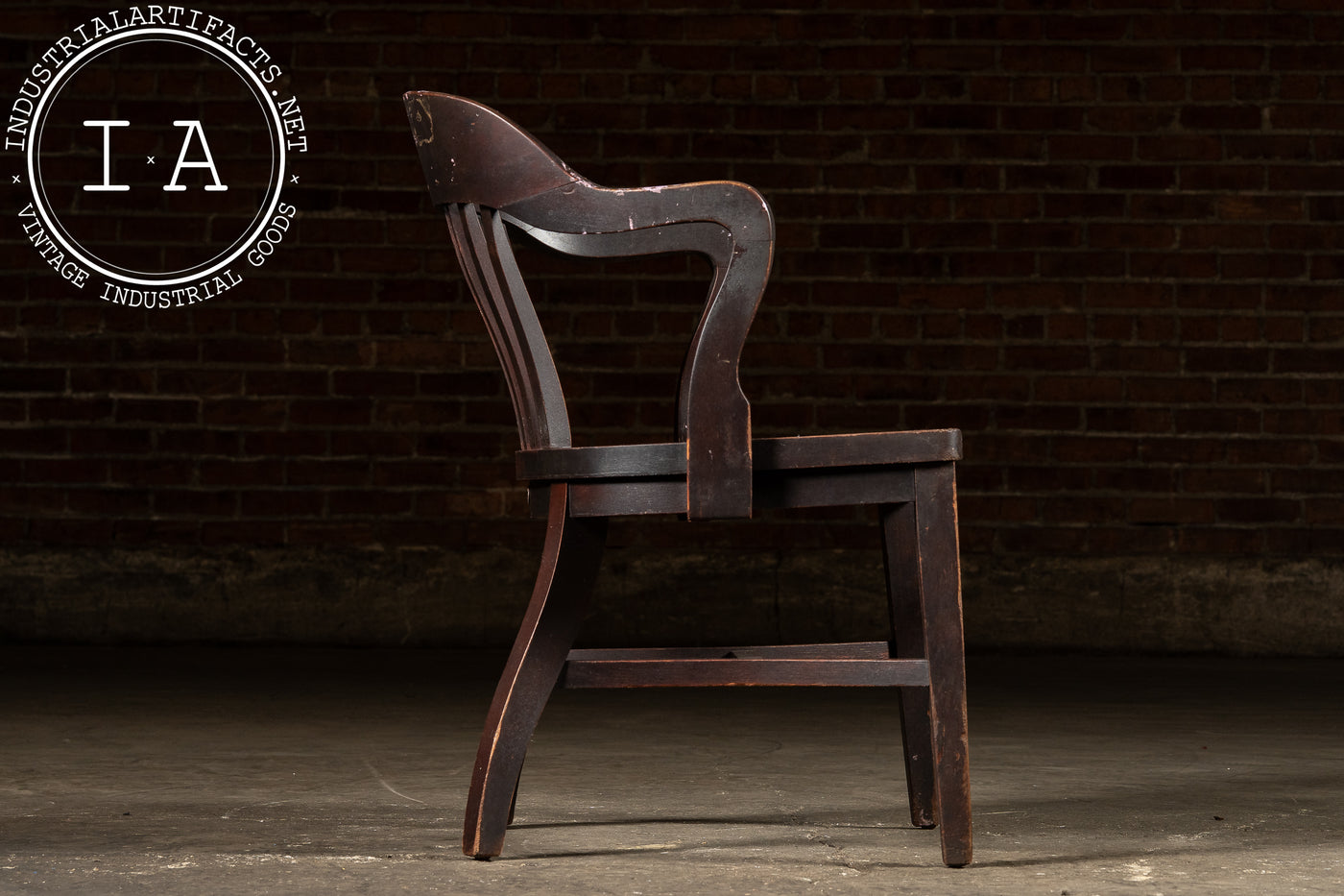 Early 20th Century Banker’s Armchair