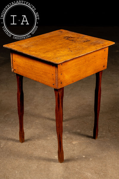 Early Oak Farmhouse Side Table