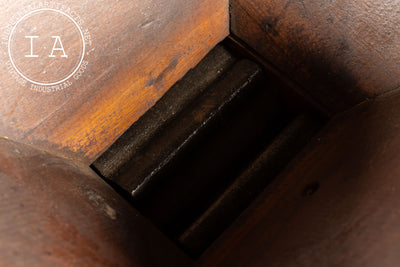 Antique Wooden Grape Crusher