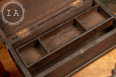 Early 20th Century Machinist Tool Chest with Floating Compartment Tray