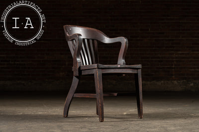 Early 20th Century Banker’s Armchair