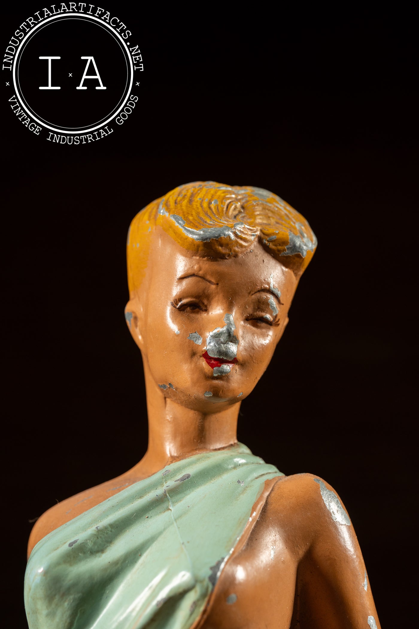 Art Deco Figural Electric Mantel Clock by Sessions
