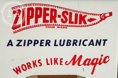 Zipper-Slik Lubricant Retail Point-of-Sale Counter Display