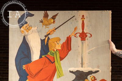 1973 Sword In The Stone, Tom Sawyer Original Posterboard