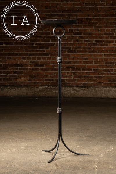 Vintage Handmade Wrought Iron Plant Stand