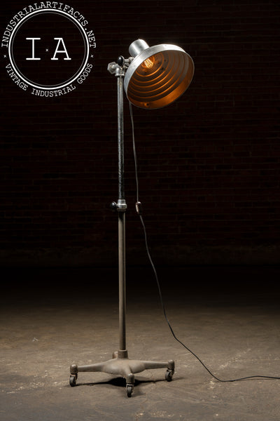 Antique Rolling Dental Lamp by Hanovia
