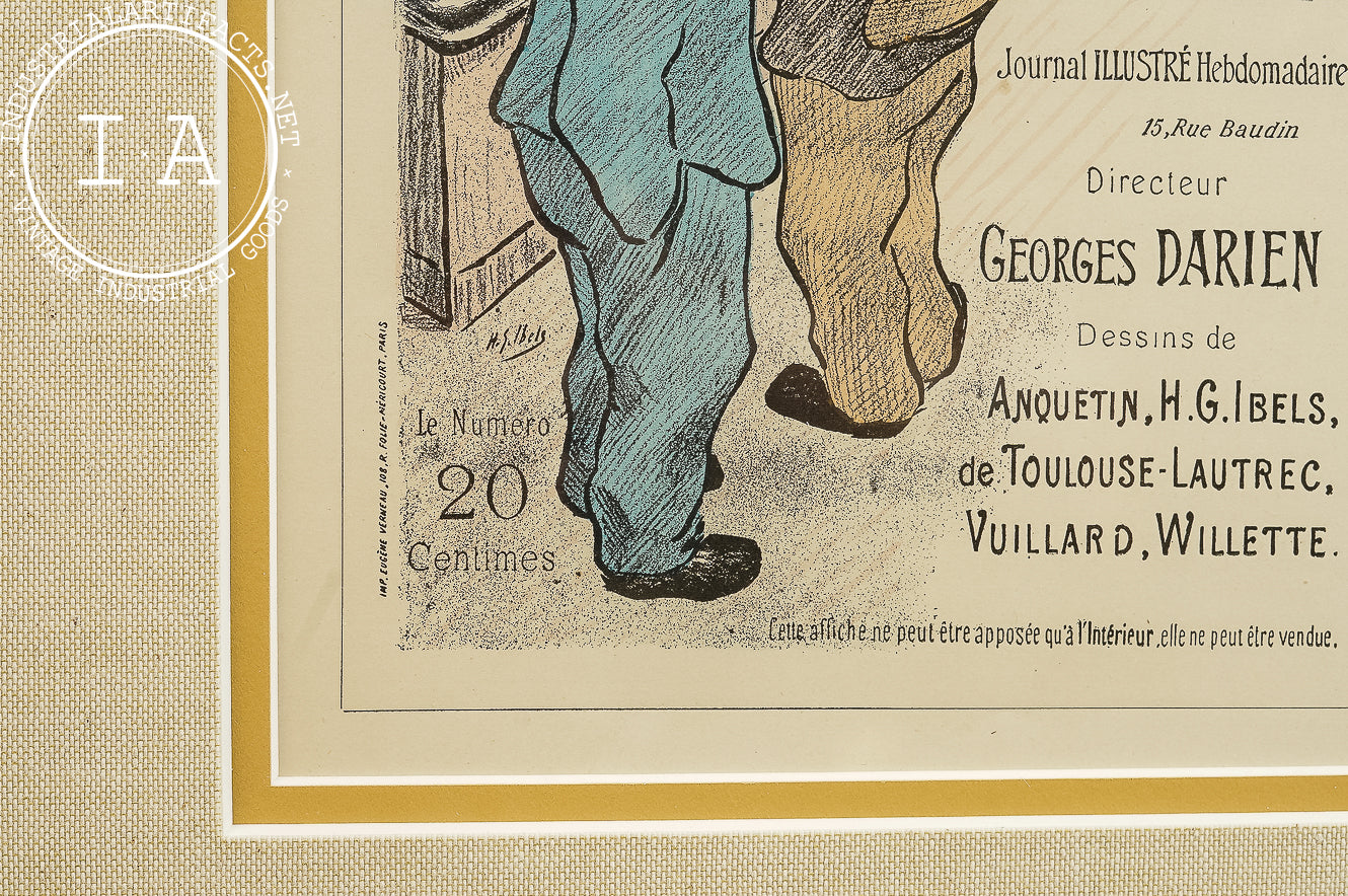 L’Escarmouche | Late 19th Century Henri-Gabriel Ibels Periodical Print